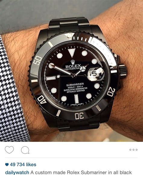 is there a black rolex|all black Rolex watches.